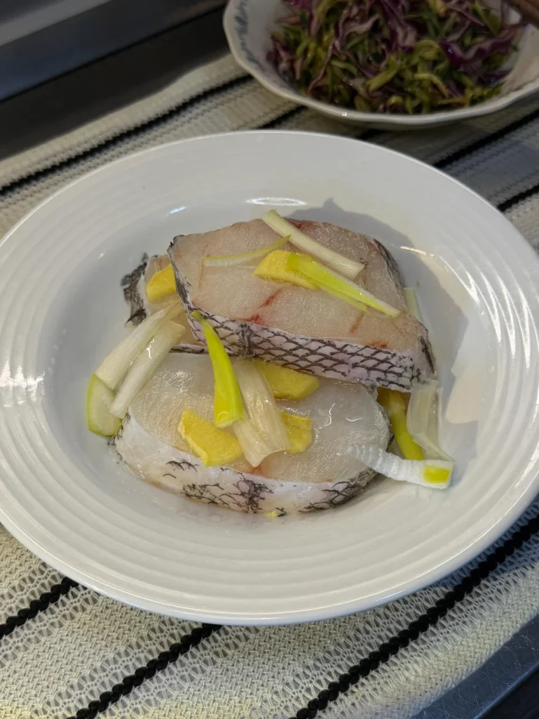 Steamed Cod