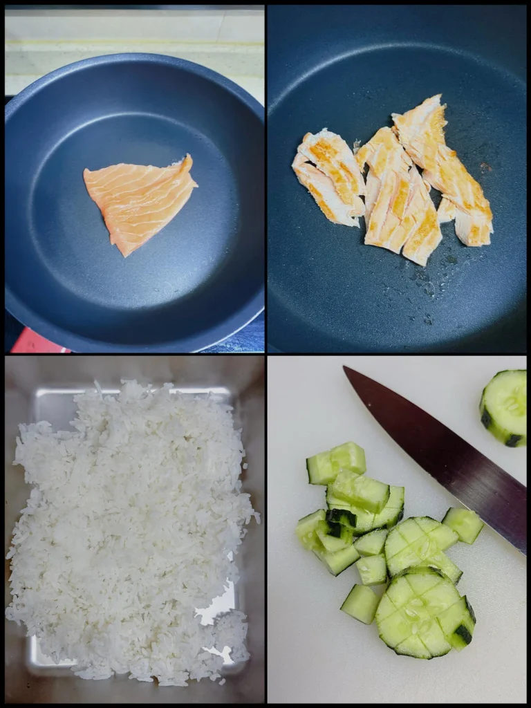 No-Fuss Breakfast Cheese Salmon Rice Balls ✨ Kids Devour Them