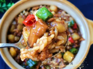 Shiitake Mushroom & Potato Ground Pork Rice Bowl — Better Than Takeout