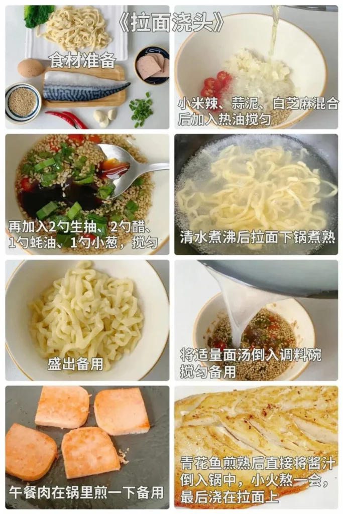 Mackerel Topped Ramen