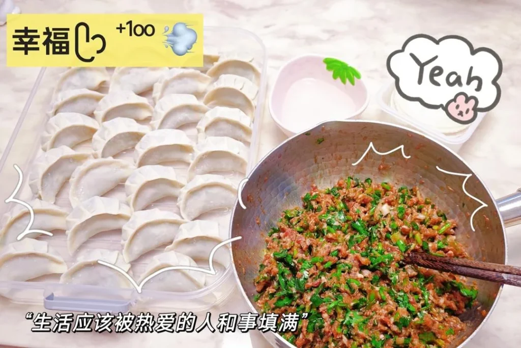 Cilantro Beef Dumplings