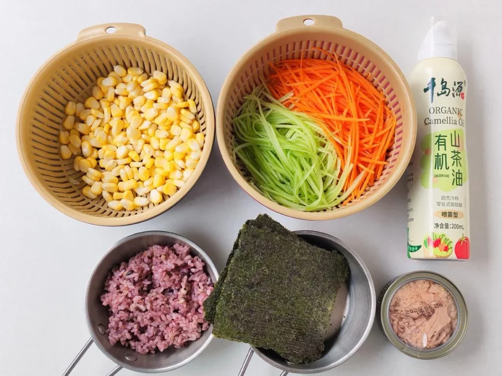 Low-Fat Tuna Seaweed Rice Rolls