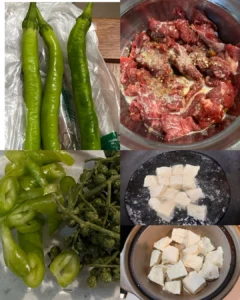 Blistered Chili Beef with Tofu