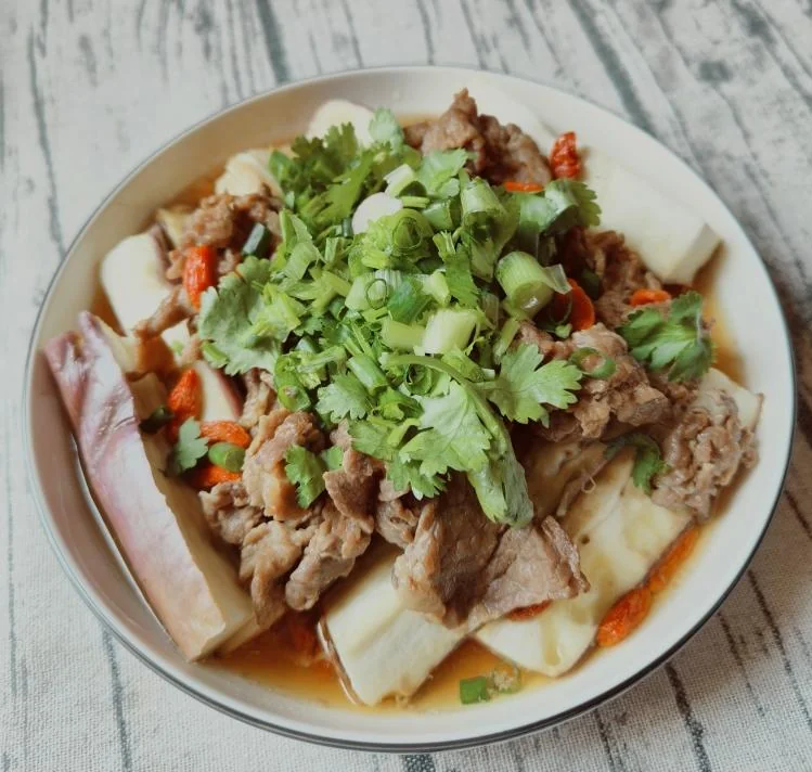 Steamed Eggplant with Beef