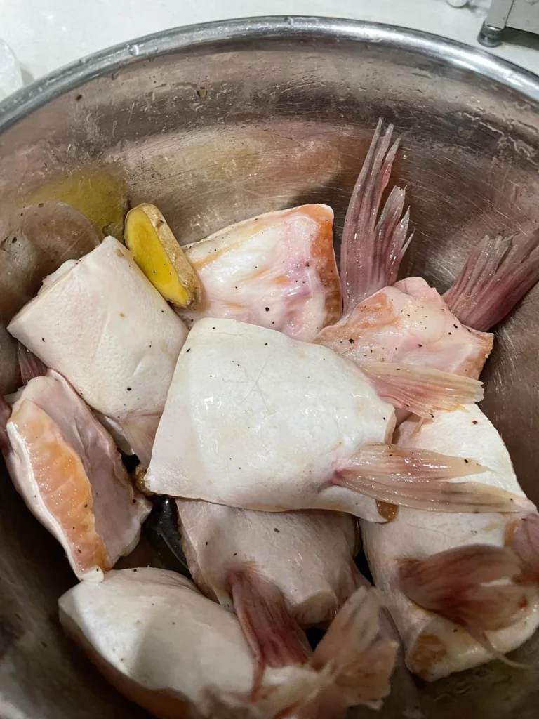Crispy Grilled Fish Belly