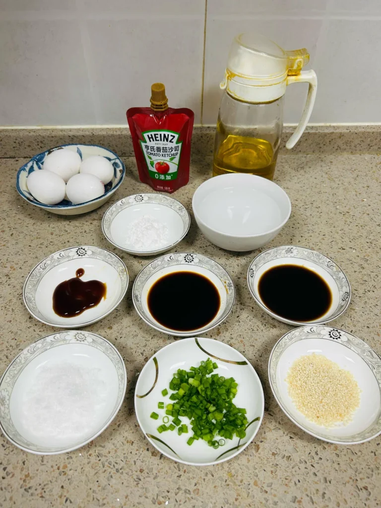 Sweet and Sour Eggs in Tomato Sauce
