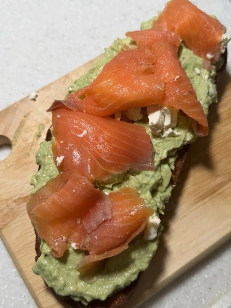 Summer Fresh Avocado & Smoked Salmon Sandwich