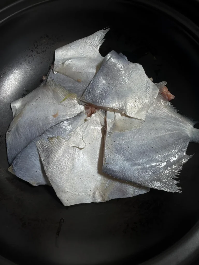 Pomfret Three Ways with Minced Pork