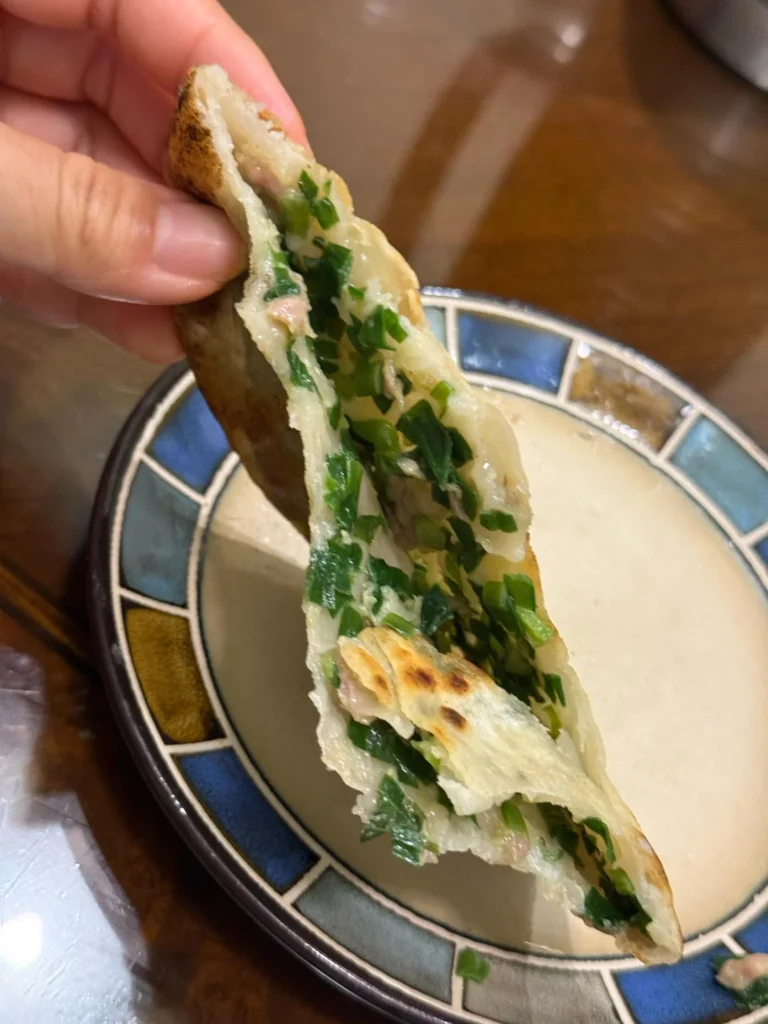 Quick Breakfast Stuffed Flatbread