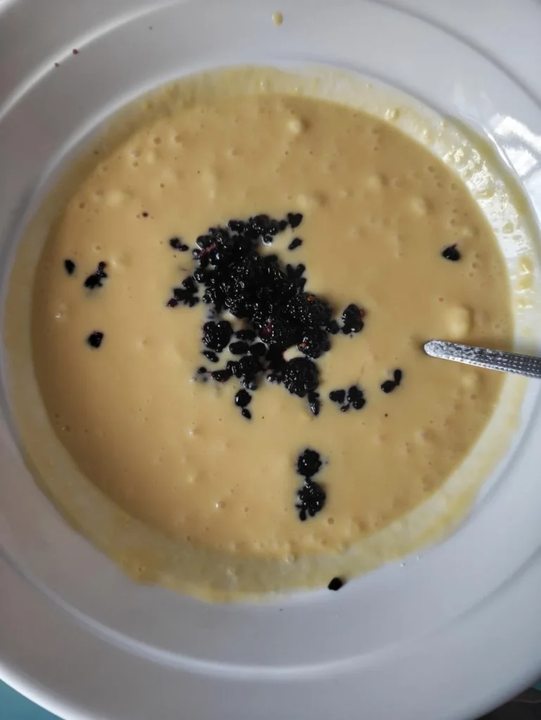 Mulberry Basque Cheesecake (Air Fryer Version) – Overnight Breakfast for Two