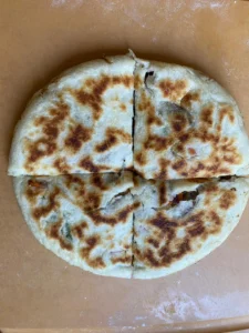 Beef and Cheese Yeast Flatbread — Pan-Fried & Air-Fried, Two Ways from One Dough!