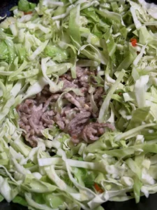 Quick & Easy Cabbage and Glass Noodles Stir-fry