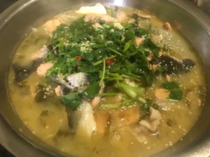 Sour Cabbage Fish with Salmon Head