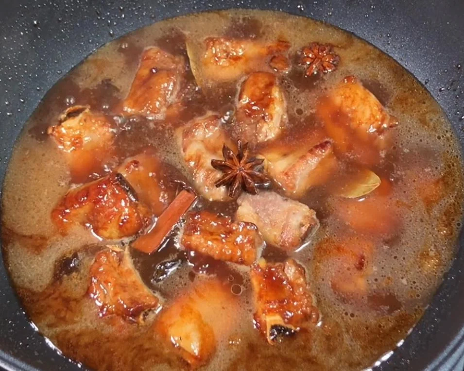 Preserved Plum Braised Pork Ribs