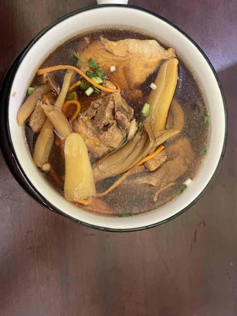 Mushroom and Pork Bone Soup