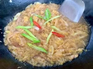 Pork and Pickled Cabbage Stew with Glass Noodles