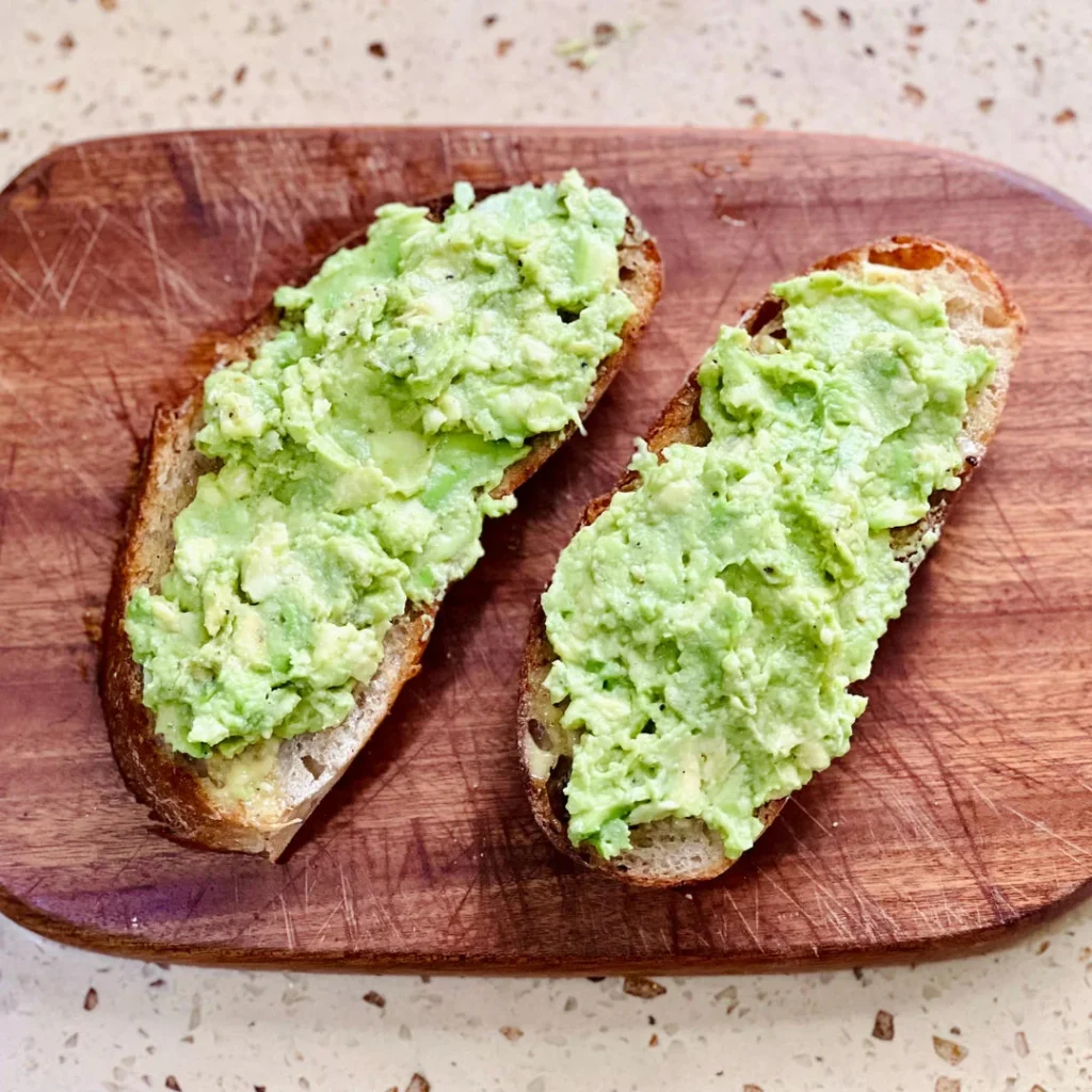 Quick & Nutritious Breakfast | Avocado Shrimp Salad Sandwich