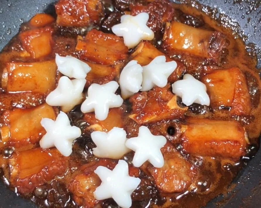 Preserved Plum Braised Pork Ribs