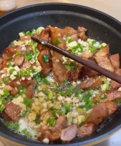 Salt Scallion Beef, Chicken Thigh & Pork Shoulder