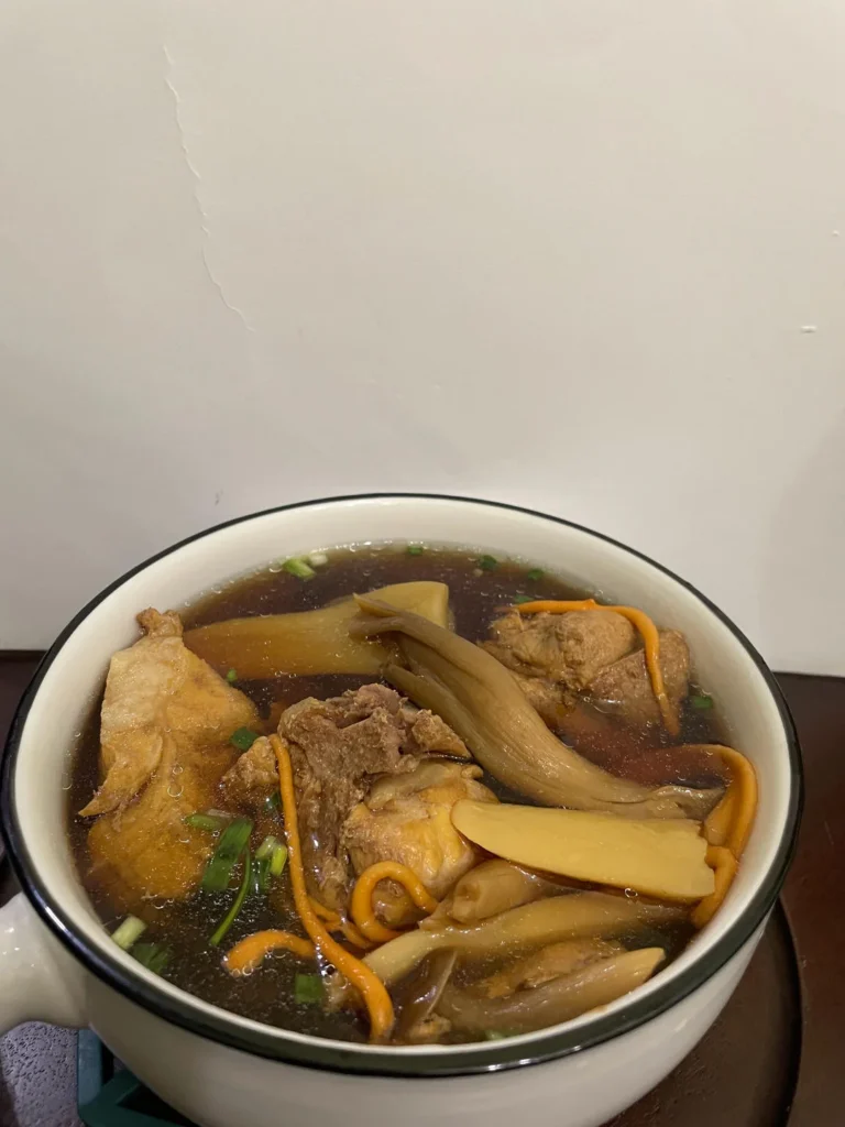Mushroom and Pork Bone Soup