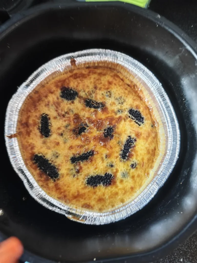 Mulberry Basque Cheesecake (Air Fryer Version) – Overnight Breakfast for Two