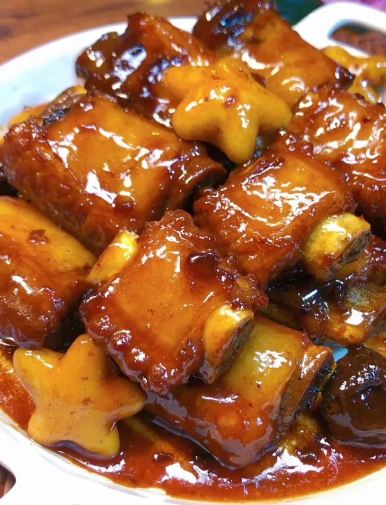 Preserved Plum Braised Pork Ribs