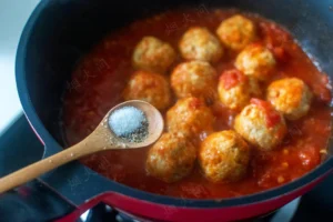 Sweet & Tangy Tomato Chicken Meatballs