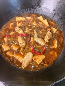 Fish Roe Braised with Tofu