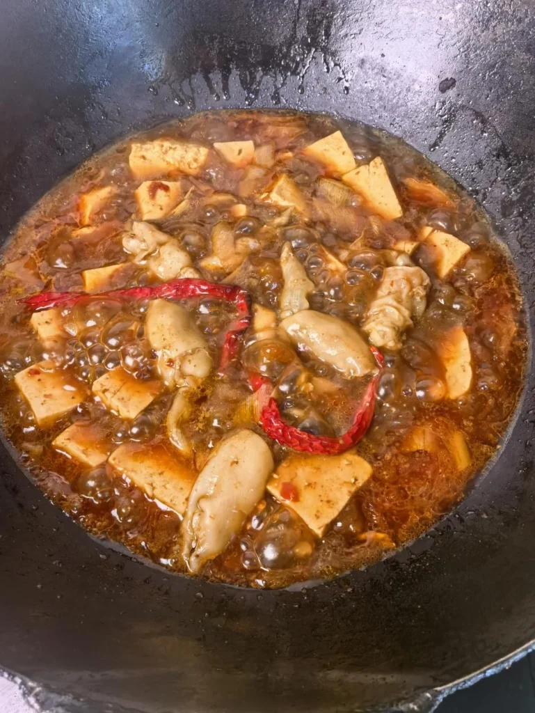 Fish Roe Braised with Tofu