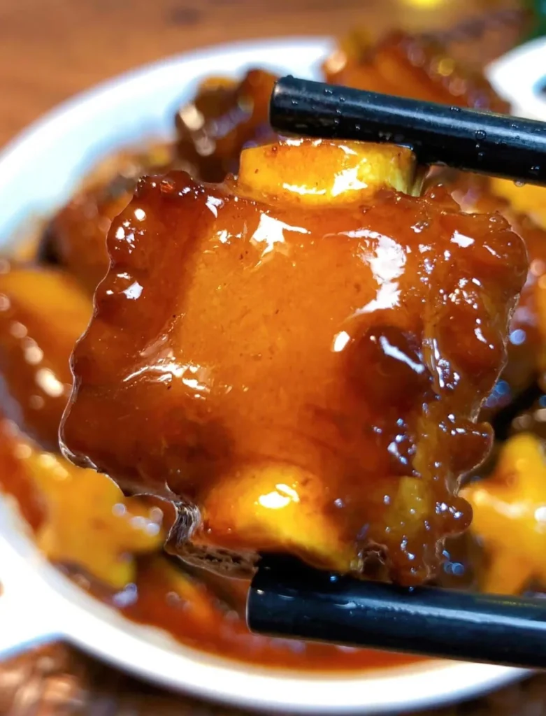 Preserved Plum Braised Pork Ribs