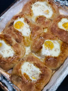 Oven-Baked Beef Shaobing with Egg
