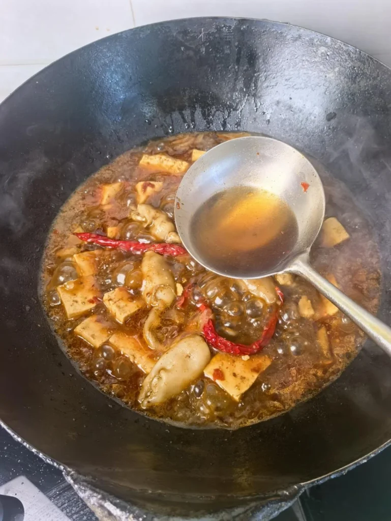 Fish Roe Braised with Tofu