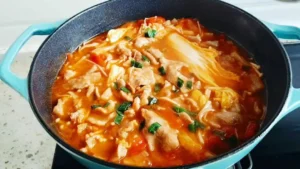 Tomato Velvety Pork Soup