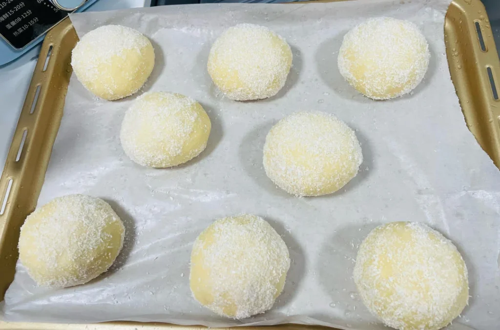 Cheesy Tuna Bread Rolls with Coconut Crust