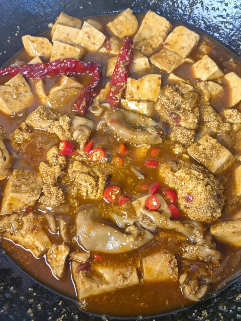 Fish Roe Braised with Tofu
