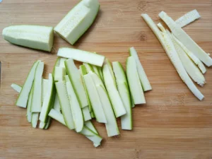 Stir-Fried Zucchini with Egg and Minced Pork