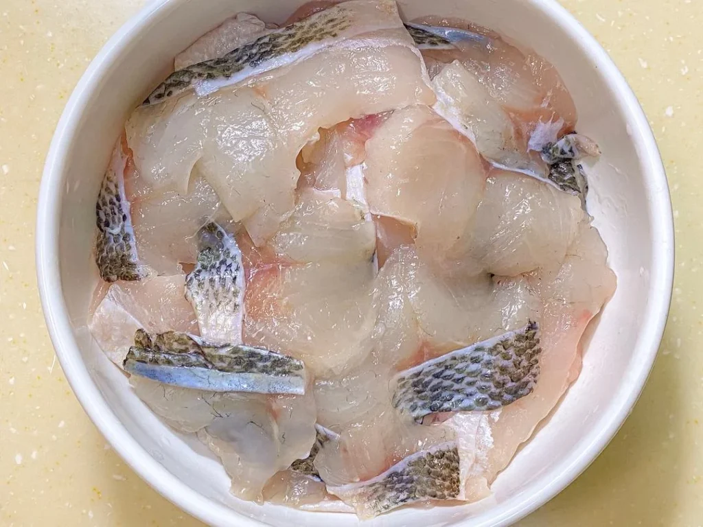 Steamed Sea Bass Fillets