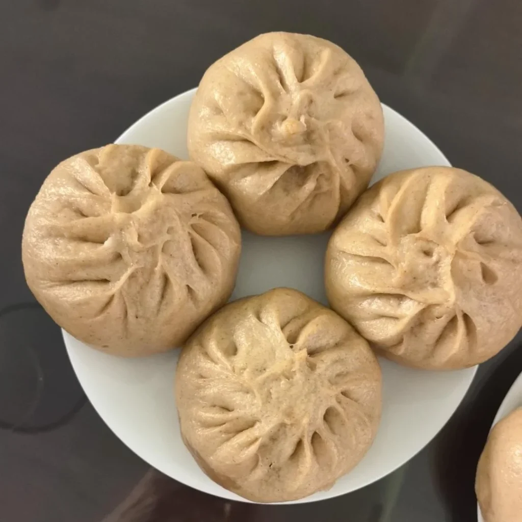Pork and Dried Zucchini Steamed Buns