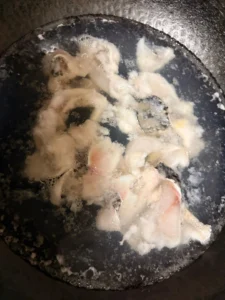 Garlic Snakehead Fish Slices