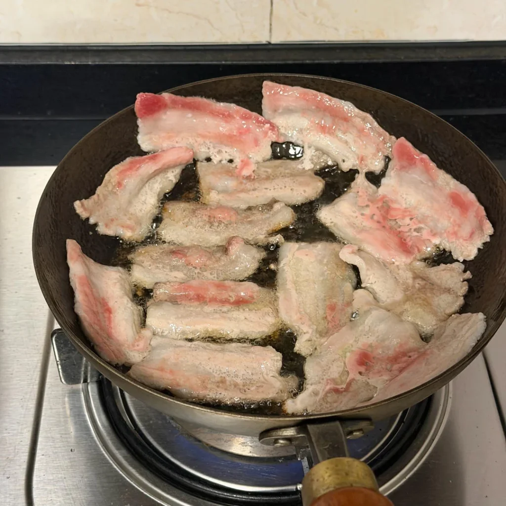 Scallion-Braised Pork Belly Slices