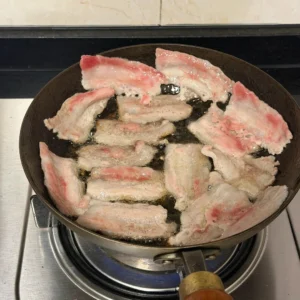 Scallion-Braised Pork Belly Slices