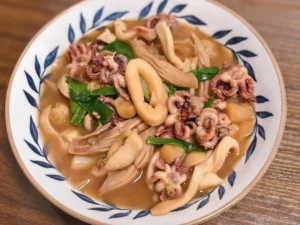 Scallion-Braised Squid