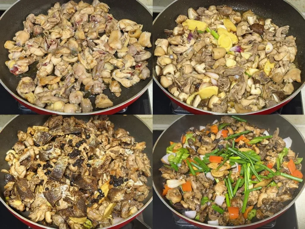 Claypot Chicken with Salted Dace and Black Beans