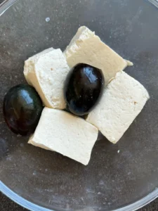 Super Easy Century Egg with Tofu