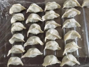 Mulberry Shoot and Pork Dumplings