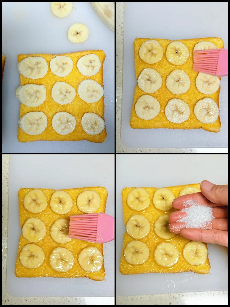 Quick Baked Banana Toast