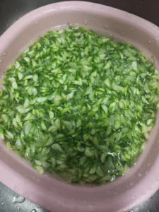Locust Flower, Pork and Shrimp Dumplings