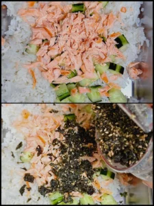 No-Fuss Breakfast Cheese Salmon Rice Balls ✨ Kids Devour Them