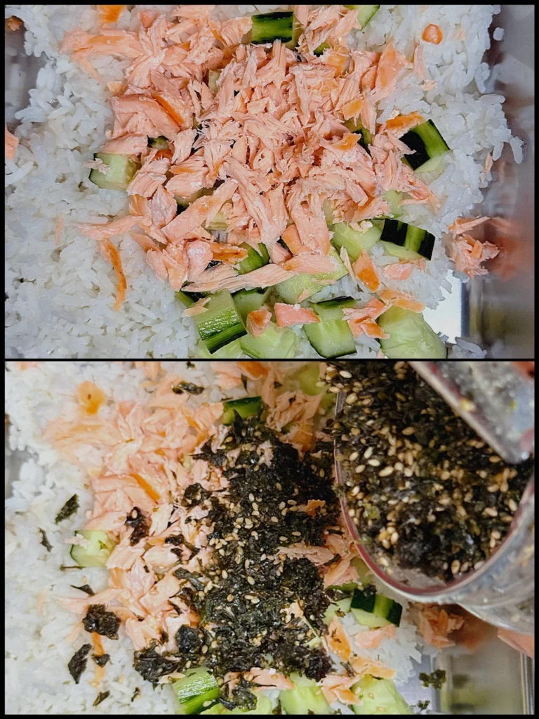 No-Fuss Breakfast Cheese Salmon Rice Balls ✨ Kids Devour Them