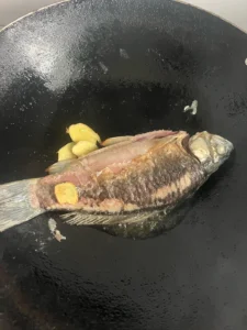 Crucian Carp, Black Bean and Peanut Soup